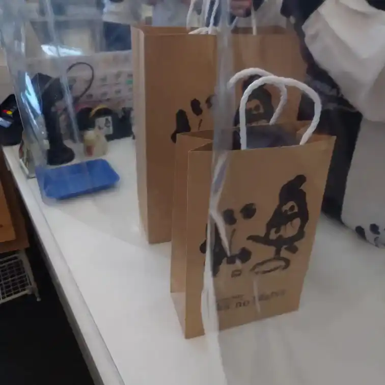 奥の松酒造の紙袋（ショッパー）と購入品
