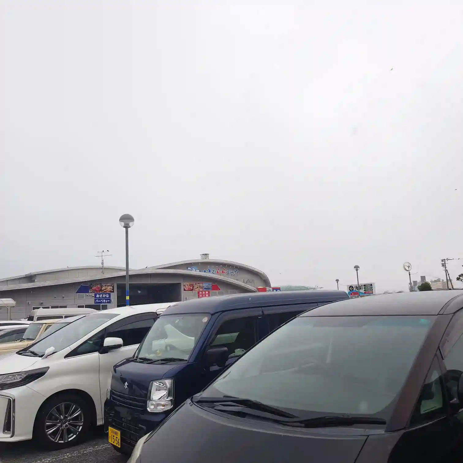 ら・ら・ミュウ 混雑する駐車場