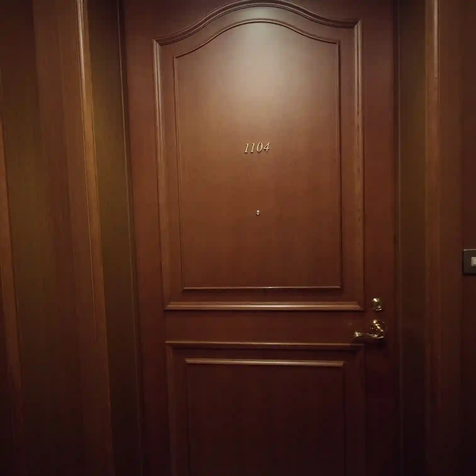 1104号室のドア