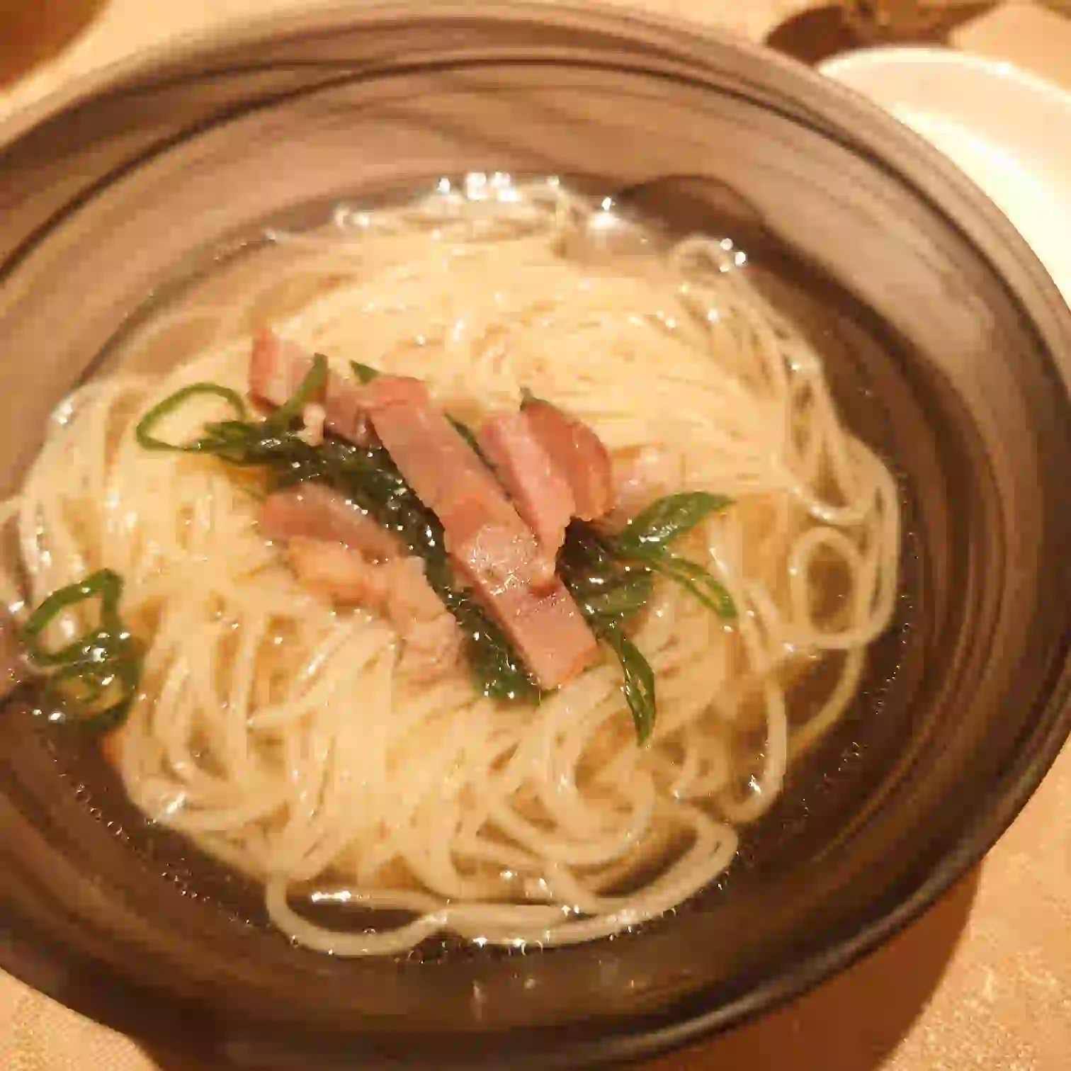 チャーシューと葱の汁そば