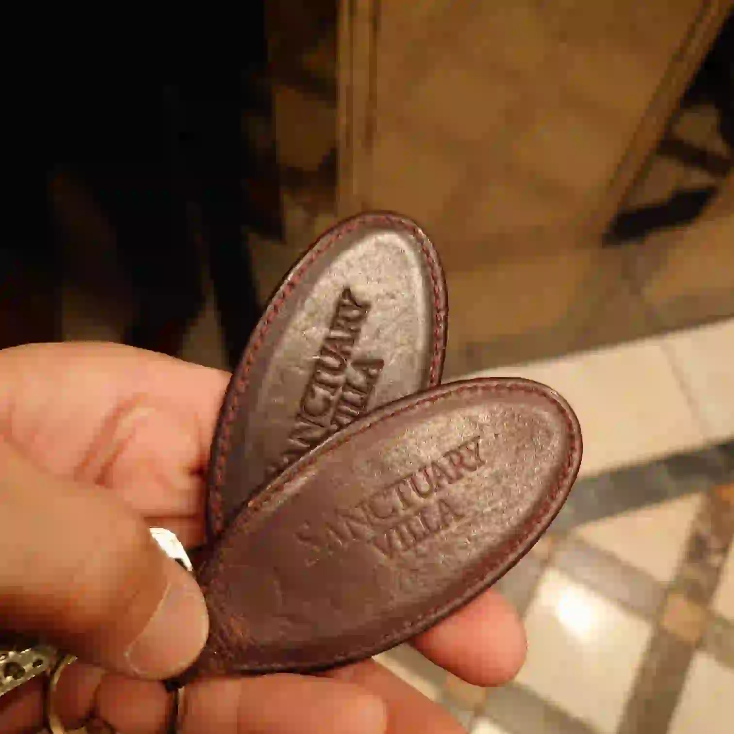 サンクチュアリヴィラのキーホルダー