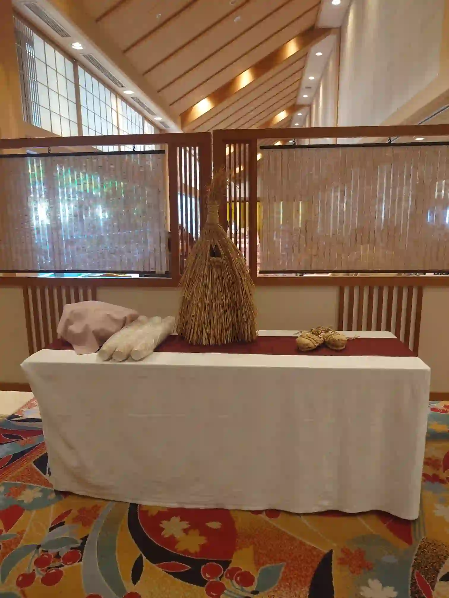 日本の宿 古窯の朝食ビュッフェ会場