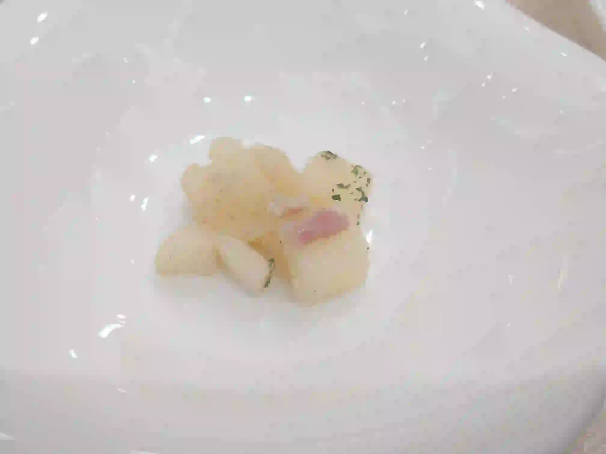 日本の宿 古窯の朝食ビュッフェでいただく揚げたてイカフライ