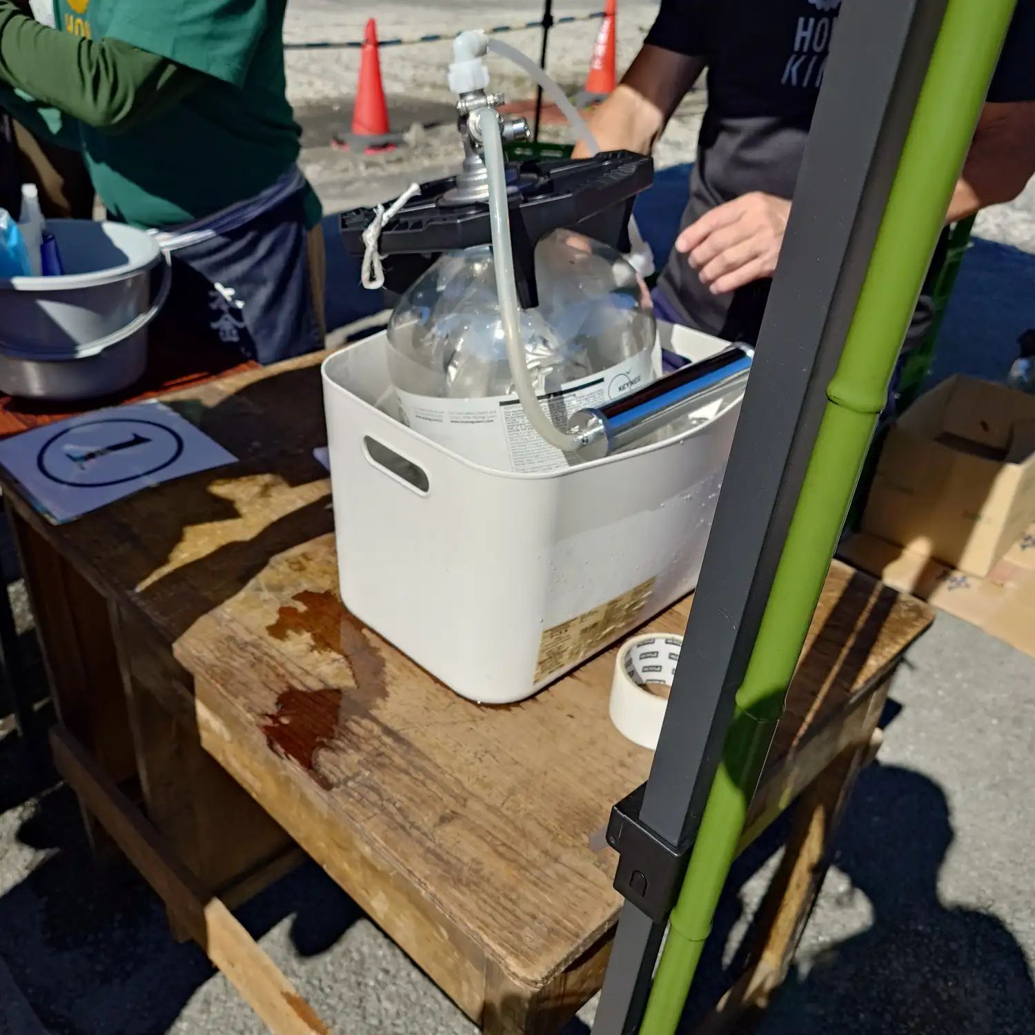 酒ぬのや本金酒造の太一をKEG DRAFTで提供する設備